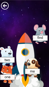 Space Sight Words Game